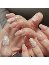 ネイルズ ヒマワリ(Nails Himawari)/【松田担当】定額ニュアンスart