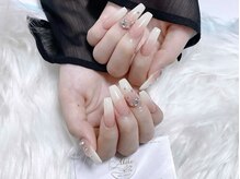 アキコネイルサロン(Akikoネイルサロン)/10本長さだし＋持ち込みデザイン