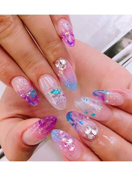 アイル ビューティーサロン(Airu Beauty Salon)/ステンドグラスネイル+アート