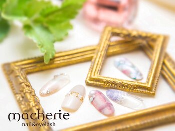 マシェリ 梅田店(macherie)の写真/ずっと続けられる安心価格♪【オフ・丁寧ケア込み】お好きなカラー&デザインが選べる定額コースは全4種類☆