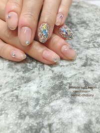 埋め尽くしネイル