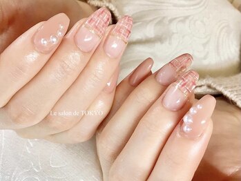 サロンド トウキョウ(Le salon de TOKYO)/秋にオススメ☆ツィードネイル