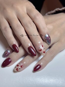 ラムネイル 恵比寿店(RAMU nail)/チップ長さ出し4本やり放題