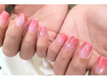 リボンネイル♪