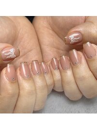 大人シンプルネイル