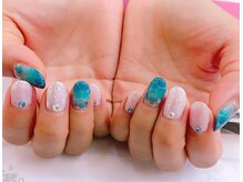 アイル ビューティーサロン(Airu Beauty Salon)/ドロップネイル+ワンカラー