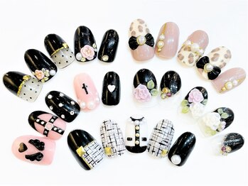 ネイルコレクション ベビーピンク(Baby Pink)/ジェル定額￥9990☆３Ｄフラワー