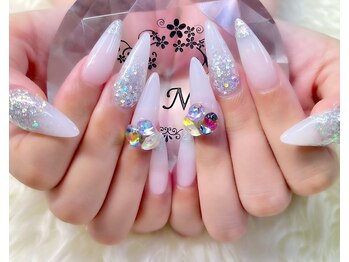 マイネイル 池袋西口(My Nail)/ちゅるんと乳白ロングネイル☆