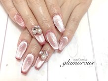 ネイルグラマラス 西新井店/《パラジェル》ピンクマグネット