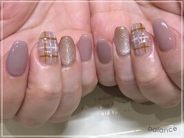 チェックネイル♪