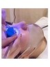 【LEDエクステ】つけ放題160本高持続マツエク￥12300　フラット/セーブル