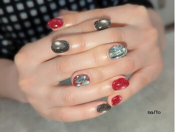 リカルメナートゥ 薬院(re:calmer na/to)/推し活ネイル