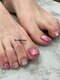 シンプリー 吉祥寺店(Simpliee by Procare nail)の写真/足元から華やかに！ハンドネイルができない方にも◎ふとした時に見えるフットネイルで気分UP！