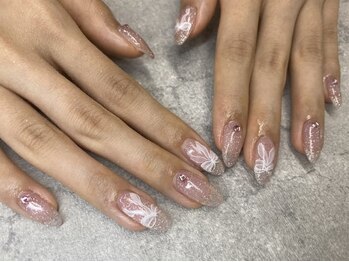 ネイルサロンファストネイルプラス 新宿店(FAST NAIL PLUS)/2025夏ネイル【リボンネイル】