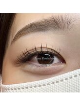 ネイルアンドまつ毛エクステ ルーナ イオン多摩平の森店/マツエク　フラットラッシュ