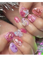 チャーレム ネイル(charlem nail)/モモ　シンプルイメージ☆