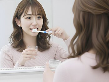 ダンブランシュサンダ(dents Blanches SANDA)/2.歯みがき(ホワイニング効果)