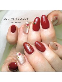 アンシャルマンネイルスタジオ(Ann charmant nail studio)/セレクトデザインコース¥6,800~