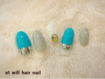 アット ウィル ヘアー ネイル(at will hair nail)/定額デザインRich(頼)
