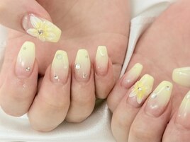 【森】人気 プルメリアネイル