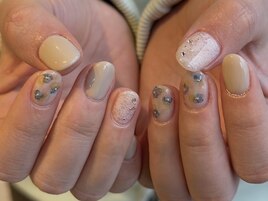ニュアンスネイル/フラワー