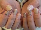 ニュアンスネイル/フラワー