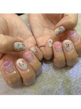 ネイルサロン ドレリッチ 心斎橋店(drerich)/小花柄アート