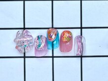 ゆびノさき イバラキシ(ibarakishi)/カラフルニュアンス