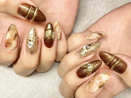 秋ネイル☆ニュアンスネイル