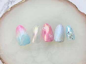 ネイルサロン フローリア(nail salon Florir)/ピンクネイル