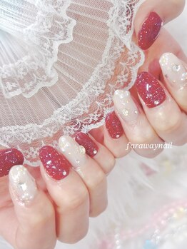 ファラウェイネイル(Faraway nail)/キラキラネイル♪