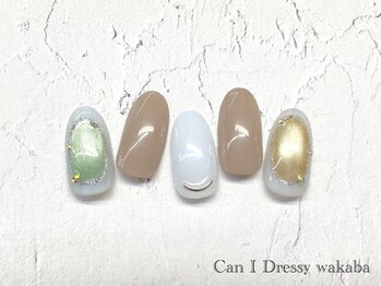 キャンアイドレッシー 若葉(Can I Dressy)/【選べる定額ネイル☆ ¥5500】