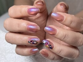 マグネット+カラフルストーン