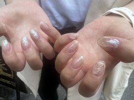 うるうるキラキラネイル