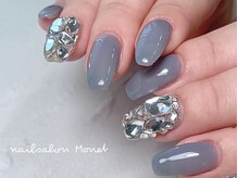 ネイルサロン モネ(Monet)/ワンカラー＋ストーン