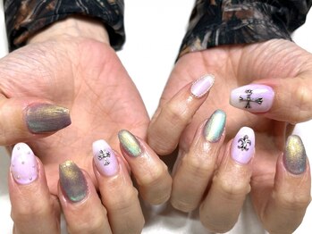 フェアリーアイ(fairy eye)の写真/【オフ&ケア込★パラジェルワンカラー¥4980】高技術ネイリストによる丁寧なケア付！パラジェル追加料金なし