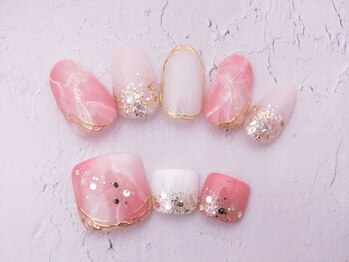 モアニ ヒロオ 恵比寿店(MOANI Hiroo)/ニュアンスお揃いネイル☆