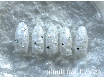 ミニュイネイルバイゼン(minuit nail by Zen)/【hand】定額デザインコース