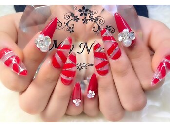 マイネイル 池袋(My Nail)/レッドリボンネイル☆