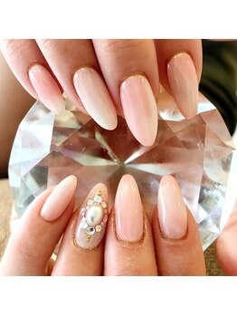 てぃーだ/人気のワンホンネイル♪