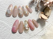 トゥーシェネイルズ 岡山駅前店(Touche’nails)/天然石デザイン