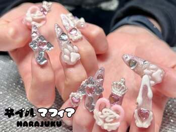 ネイルマフィア 原宿(NAIL MAFIA)/長さだし/春カラー/マグネット