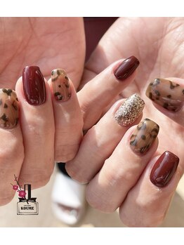 コウメ(KOUME)/レオパードネイル