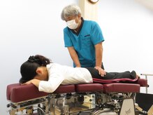 トムソンベットによる骨盤矯正