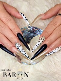 ヒョウ柄マット