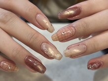 クルネ(QULNE)/ドットネイル チェックネイル