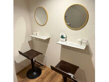 メイクルーム完備!素敵な時間の仕上げに