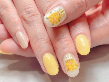 ミモザ☆定額2本アート