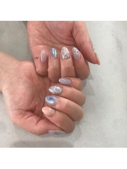 アンバー(Amber)/天然石ネイル☆