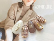 アグニークリッシェ(Agunik Riche)/【ツイードネイル】